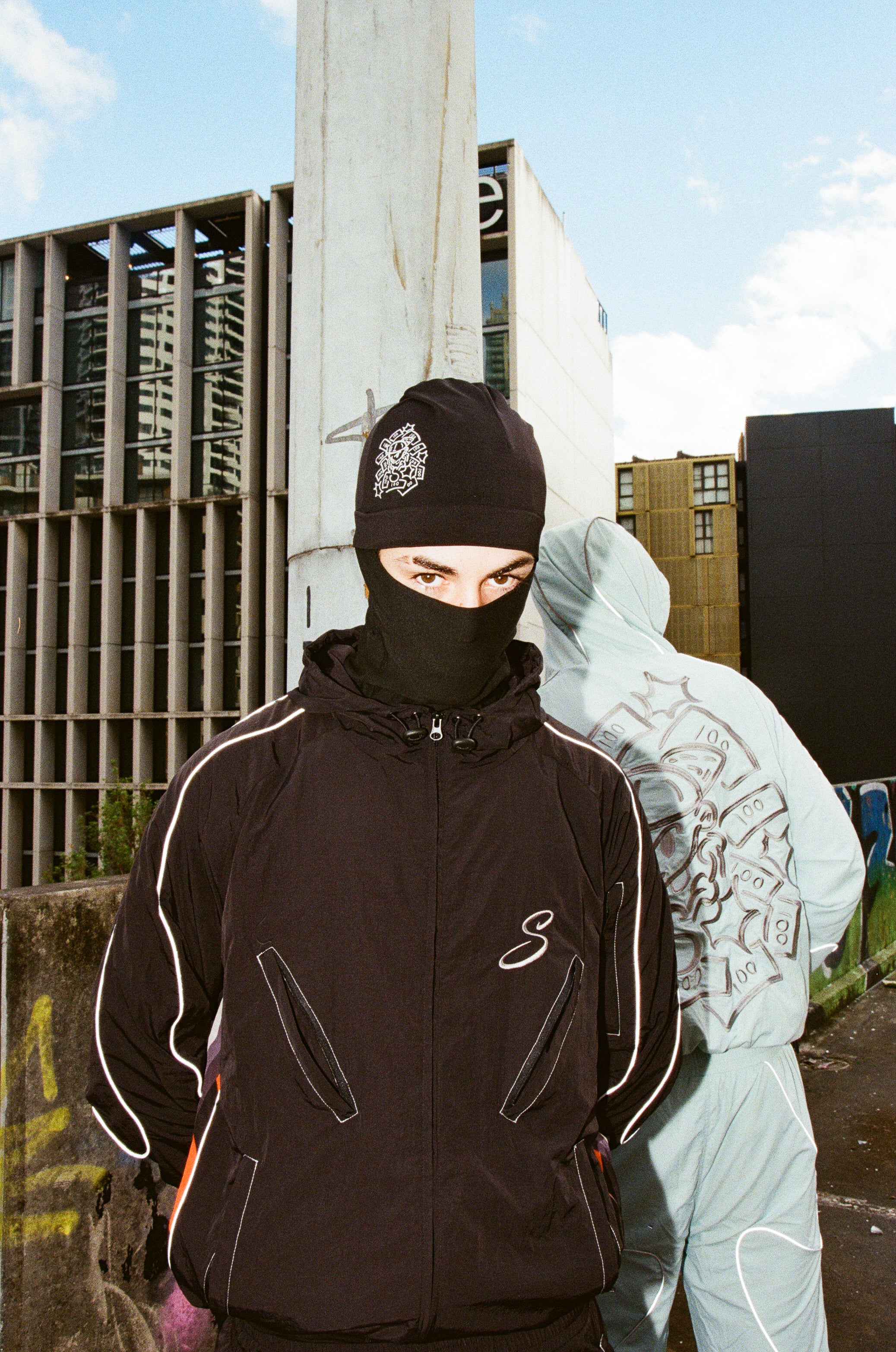 BLACK UNIFORM SKULL CAP
