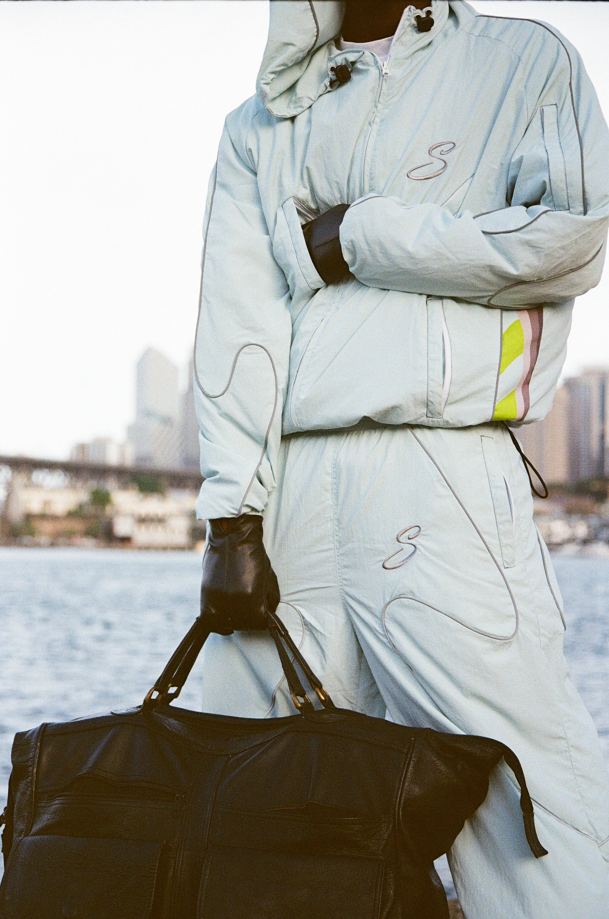 ICE WHITE WINDBREAKER