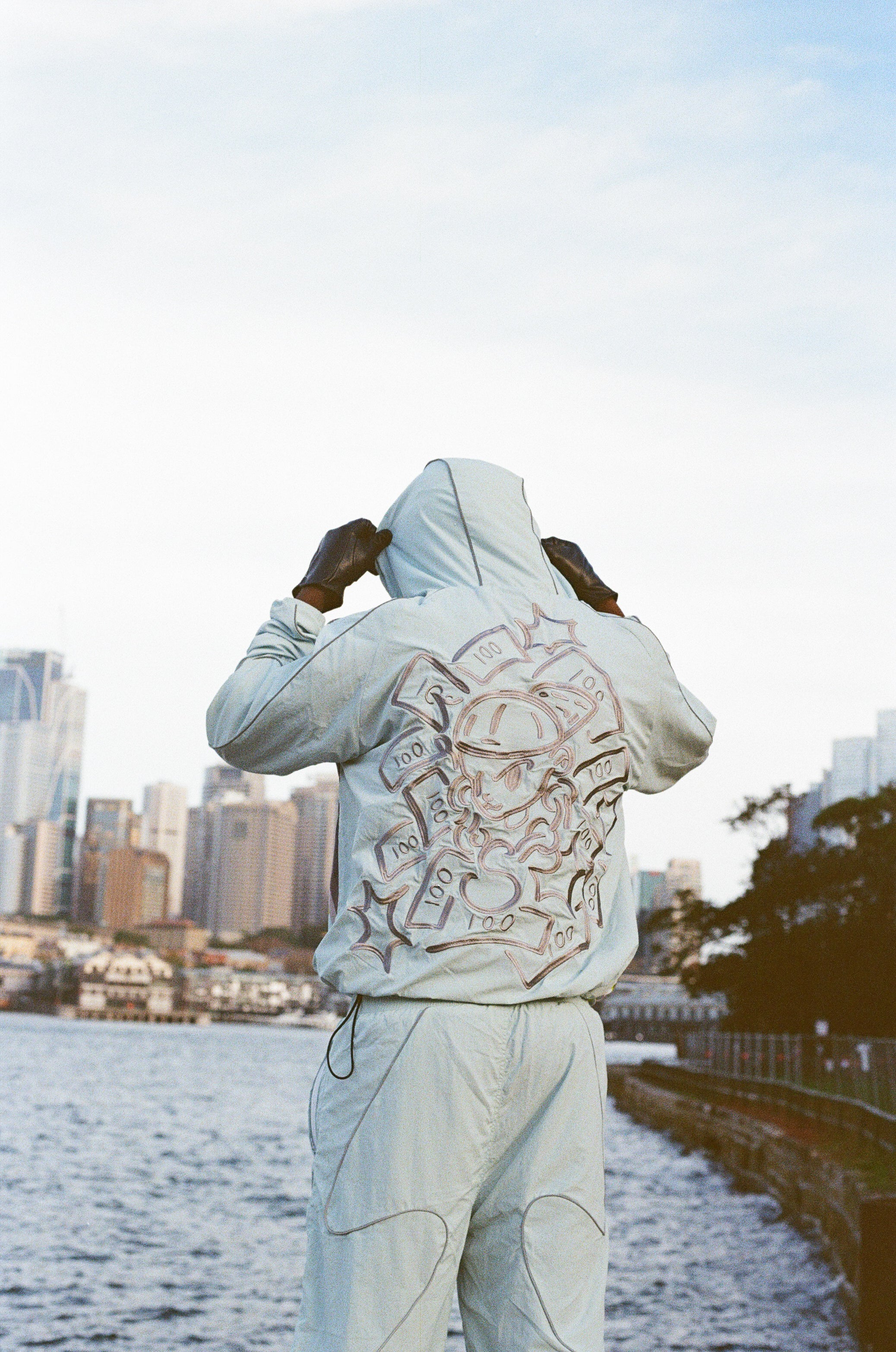 ICE WHITE WINDBREAKER